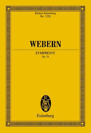Webern, Anton: Symphony op. 21