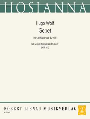 Wolf, Hugo Philipp Jakob: Gebet: Herr, schicke was du willt 193