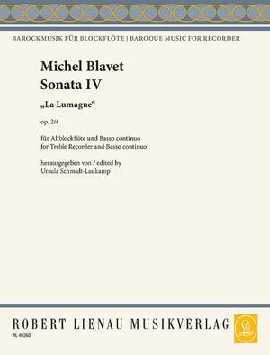 Blavet, Michel: Sonata IV op. 2/4