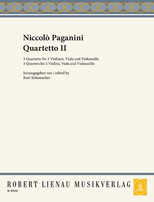 Paganini, Niccolò: String Quartet No. 2