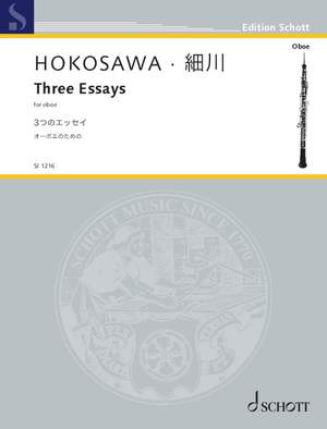 Hosokawa, Toshio: Three Essays