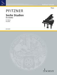 Pfitzner, Hans: Six Studies op. 51