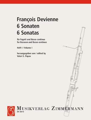Devienne, François: 6 Sonatas Heft 1