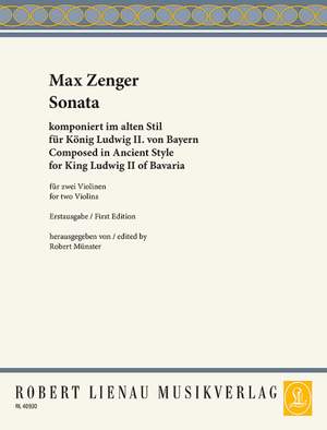 Zenger, Max: Sonata