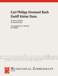 Bach, Carl Philipp Emanuel: 12 Short Duets