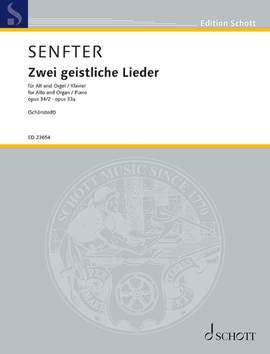 Senfter, Johanna: Zwei Geistliche Lieder op. 34/2 / op. 33a