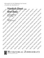 Ebert, Friedrich: 3 Duets Product Image