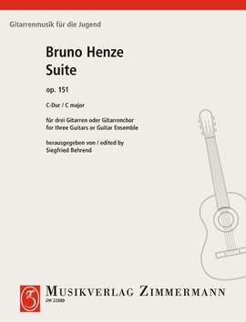 Henze, Bruno: Suite C major 29 op. 151