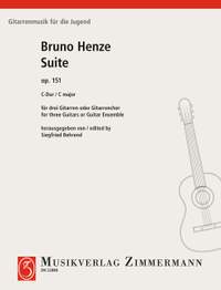 Henze, Bruno: Suite C major 29 op. 151
