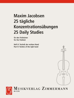 Jacobsen, Maxim: 25 Daily Studies Heft 2