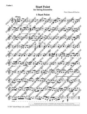 Maxwell Davies, Sir Peter: Start Point