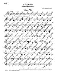 Maxwell Davies, Peter: Start Point