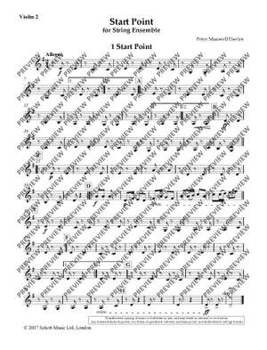 Maxwell Davies, Sir Peter: Start Point