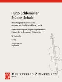 Schlemueller, Hugo: Tutor with Etudes for cello Band 2