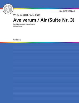 Bach, Johann Sebastian / Mozart, Wolfgang Amadeus: Air / Ave Verum