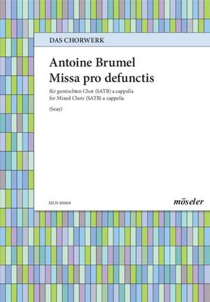 Brumel, Antoine: Missa pro defunctis 68