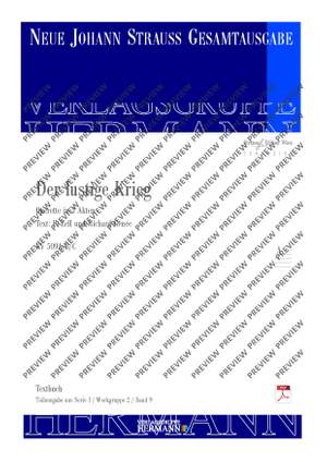 Strauß (Son), Johann: Der lustige Krieg Serie I/2/09 RV 509A/B/C (Libretto)