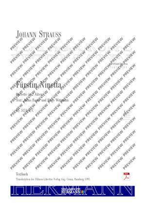 Strauß (Son), Johann: Fürstin Ninetta (Libretto)