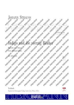 Strauß (Son), Johann: Indigo und die vierzig Räuber (Libretto)