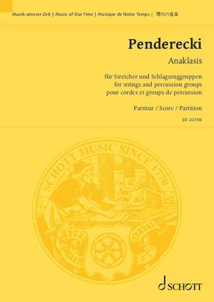 Penderecki, Krzysztof: Anaklasis