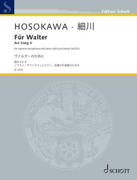 Hosokawa, Toshio: Für Walter