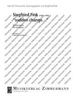 Fink, Siegfried: Sudden change Product Image