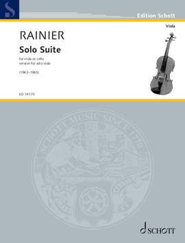 Rainier, Priaulx: Solo Suite