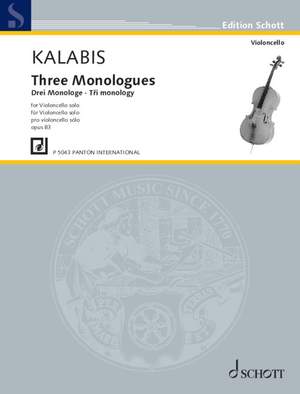 Kalabis, Viktor: Three Monologues