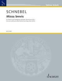 Schnebel, Dieter: Missa brevis