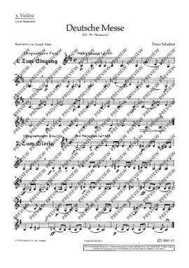 Schubert, Franz: Deutsche Messe D 872
