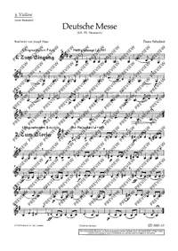 Schubert, Franz: Deutsche Messe D 872