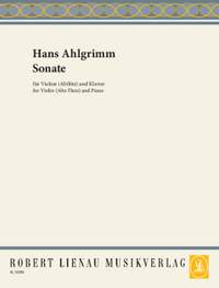 Ahlgrimm, Hans: Sonata