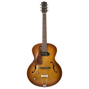 Godin 5th Avenue P90 Semi-Acoustic Guitar - Left Hand - Cognac Burst Kingpin