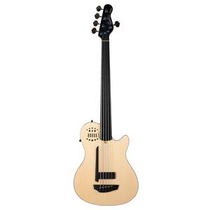 Godin A5 Ultra Semi-Acoustic Fretless Bass Guitar - Natural