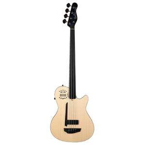 Godin A4 Ultra Semi-Acoustic Fretless Bass Guitar - Natural