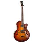 Godin 5th Avenue Semi-Acoustic Guitar - Cognac Burst Kingpin II HB Product Image