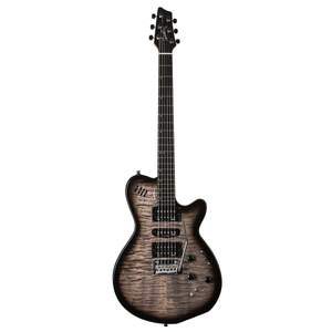 Godin XTSA 3 Voice Electric Guitar - Trans Black Flame