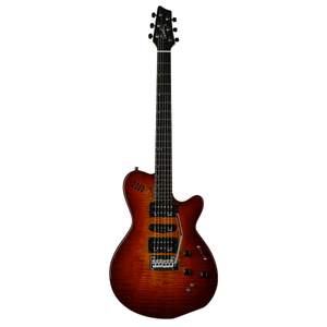 Godin XTSA 3 Voice Electric Guitar - Light Burst Flame