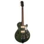 Godin Montreal Premiere LTD Semi-Acoustic Guitar - Desert Green with Bigsby and Bag Product Image