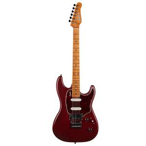 Godin Session HT Electric Guitar - Aztek Red MN