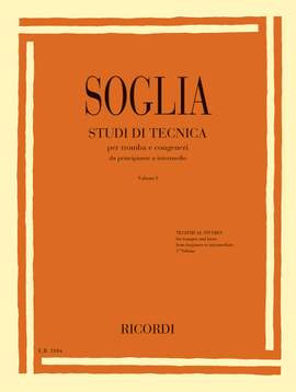 Renato Soglia: Studi di tecnica per tromba e congeneri Vol. 1