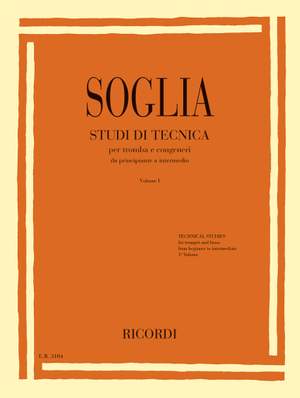 Renato Soglia: Studi di tecnica per tromba e congeneri Vol. 1
