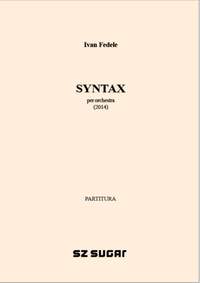 Ivan Fedele: Syntax