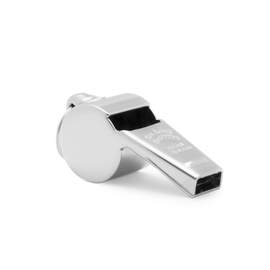 Acme 58.5 large brass thunderer whistle - Nickel plated