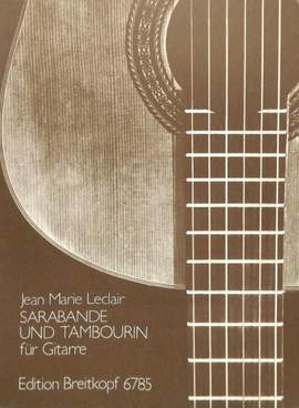 Leclair, J: Sarabande und Tambourin