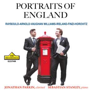 ENGLISH XX century clarinet & piano music, Jonathan Parkin, Sebastian Stanley.