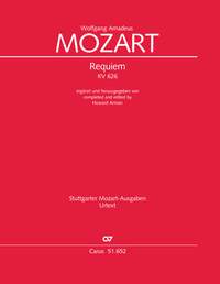 Mozart: Requiem,  KV 626  (Completed and Edited by Howard Arman)