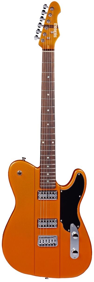Shergold: Electric Guitar - Telstar Standard Metallic Orange