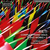 Rieti: Complete Piano Solo & Duo Works, Vol. 2