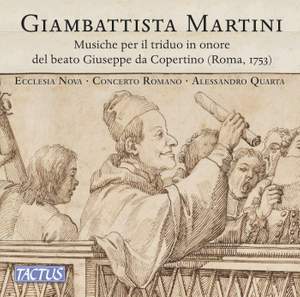 G.B. Martini: Musiche per il triduo in onore del beato Giuseppe da Copertino (Roma, 1753)